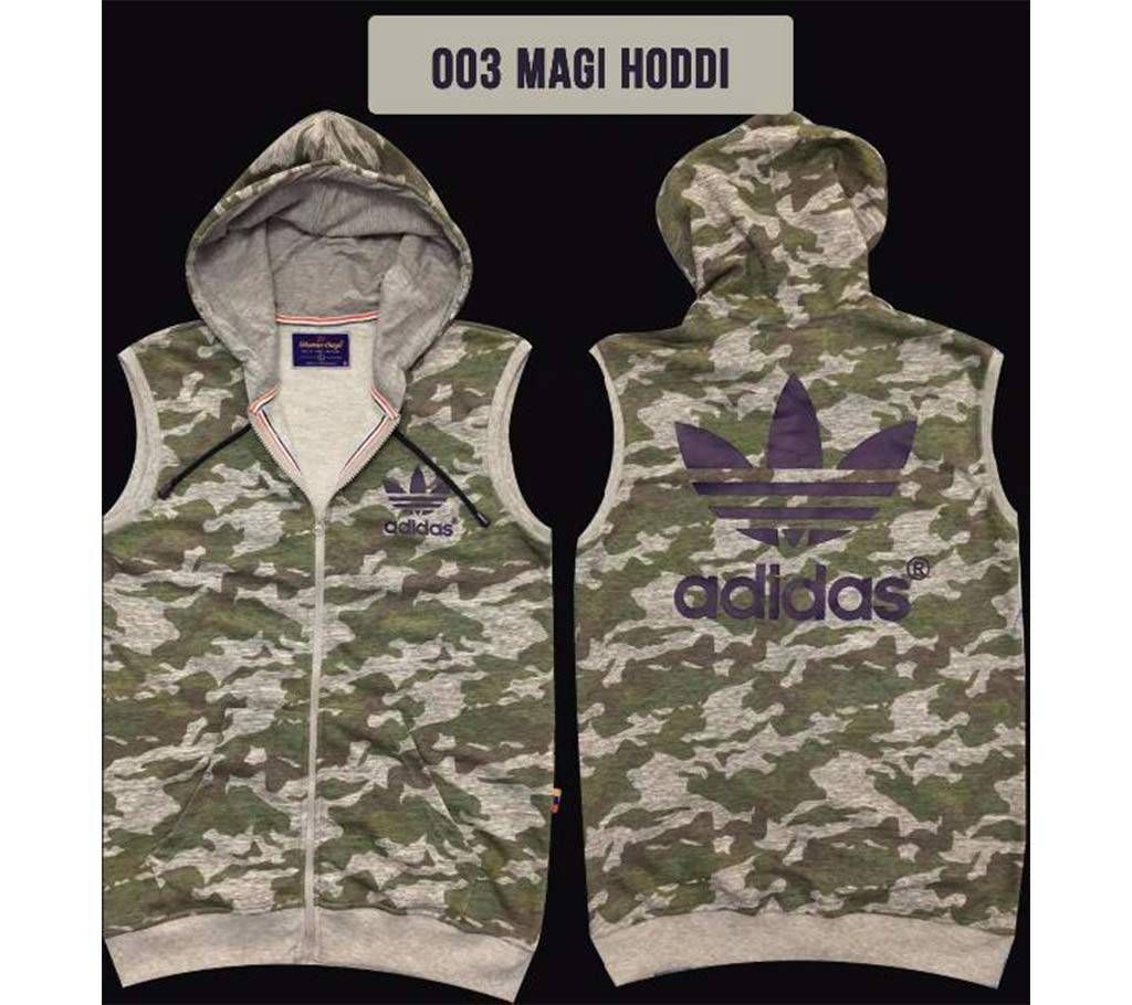 Gents sleeveless hoodie