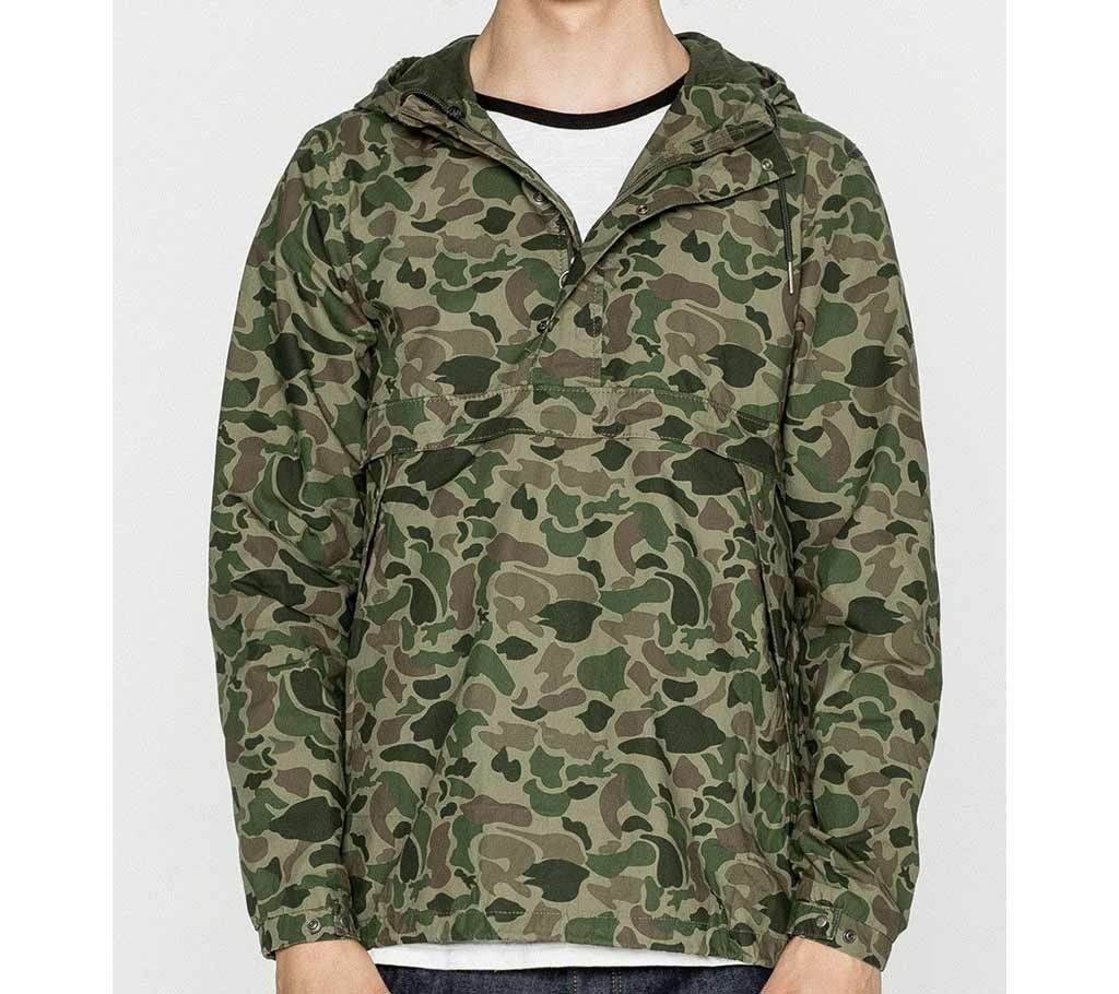 Pull & Bear Men's Full Sleeve Hooded Jacket (Copy)