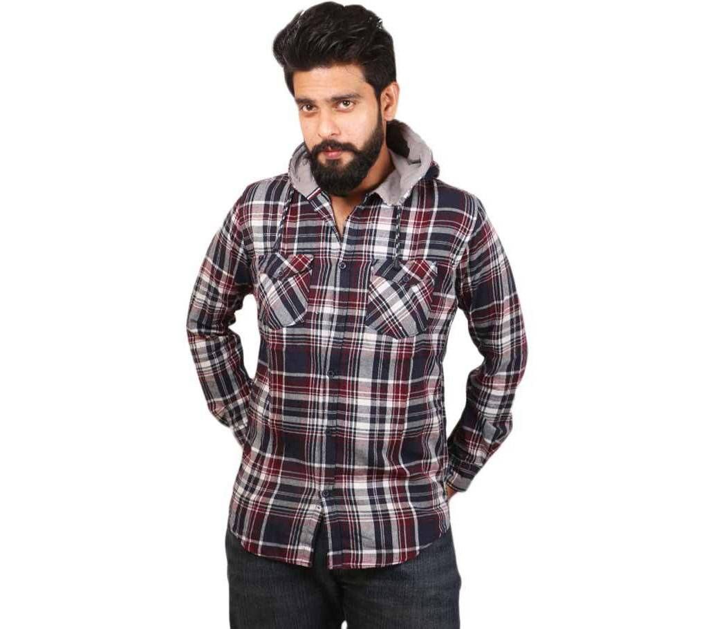 Full-sleeve Shirt With Hoody