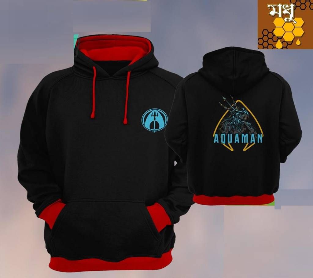 Aquaman Full Sleeve Gents Hoodie - buy 1 get 1 free