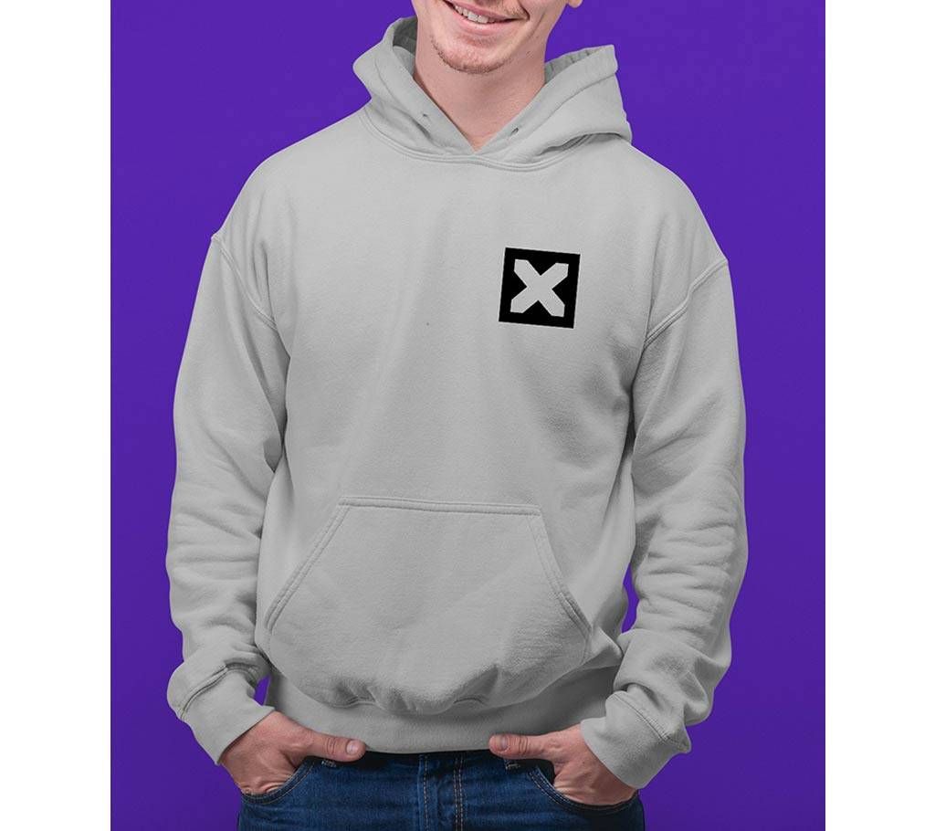 x Mens Hoodie - Grey