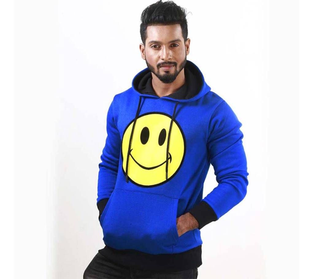 Smile Emoji Gents Full Sleeve Hoodie