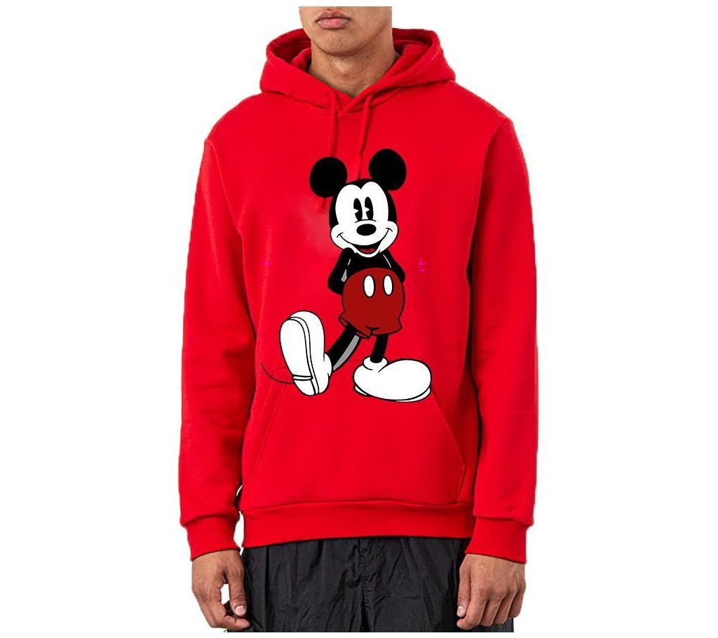 MICKEY MOUSE Cotton Hoodie for Man by Aynaghor