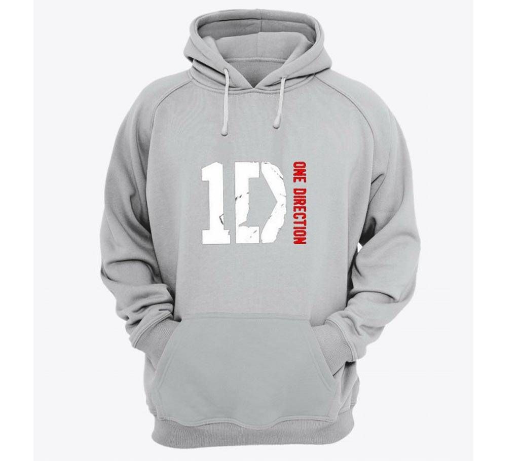 1D-One-Direction-Grey Melange-Mens-Hoodie