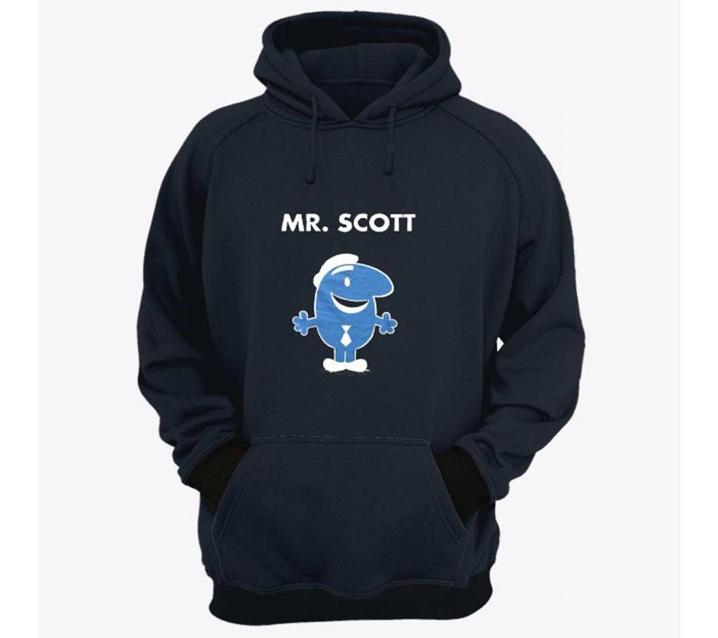 Mr-Scott-Navy Blue-Mens-Hoodie
