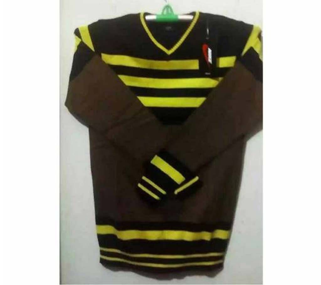 Gents Full Sleeve V-Neck Sweater