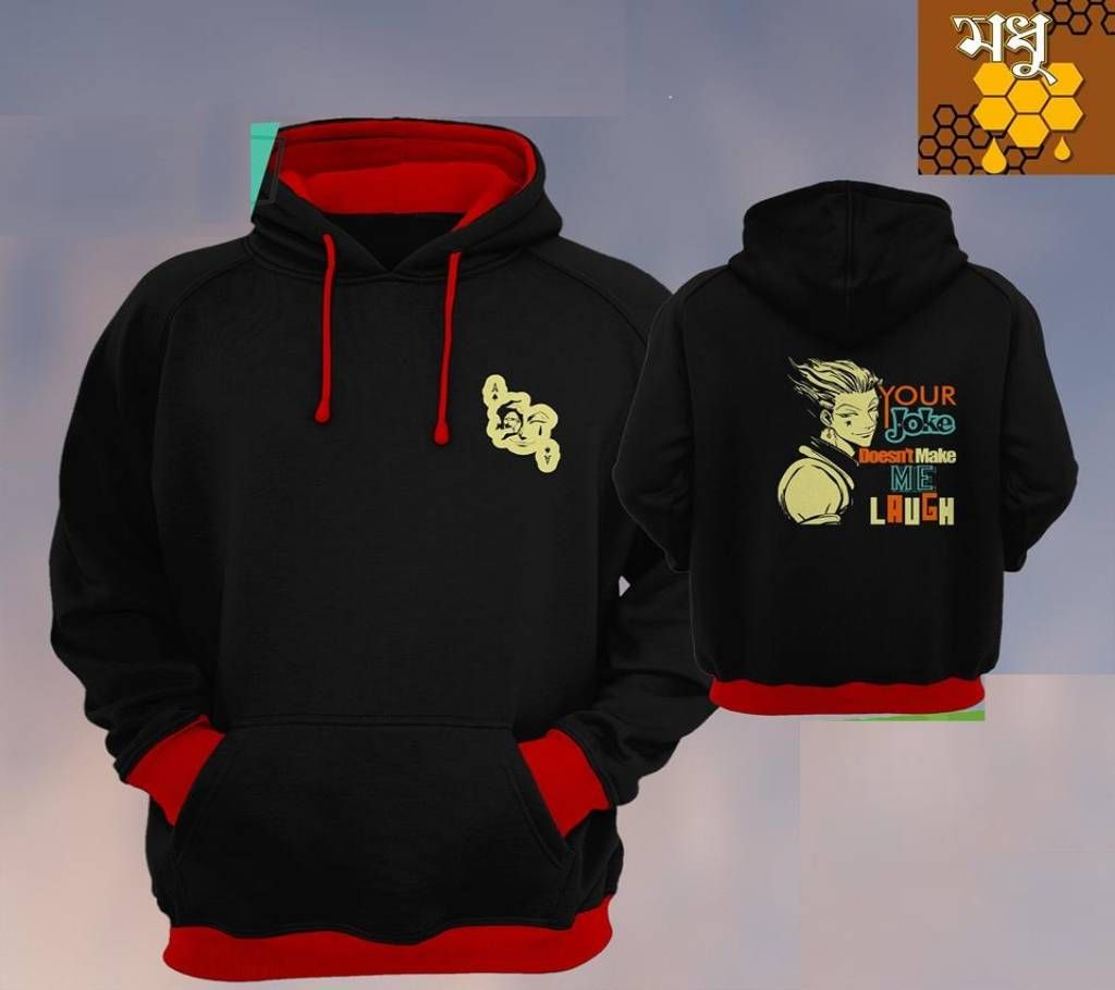 Your Joke Dosen't Make Me Laugh Full Sleeve Gents Hoodie - buy 1 get 1 free