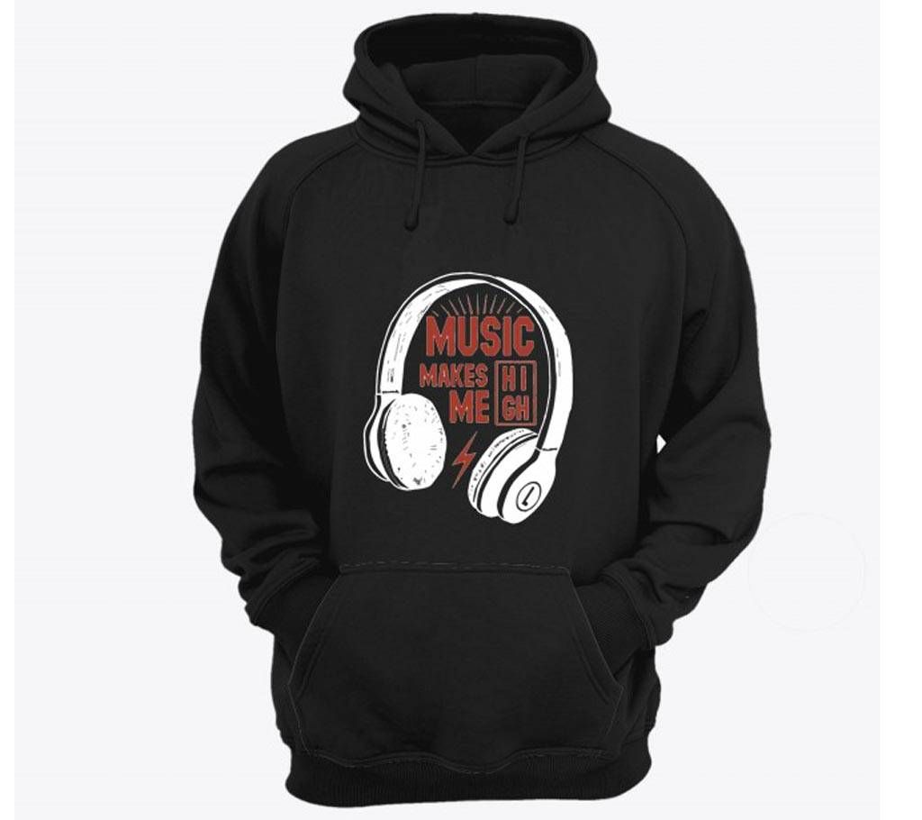 Music-Black-Mens-Hoodie