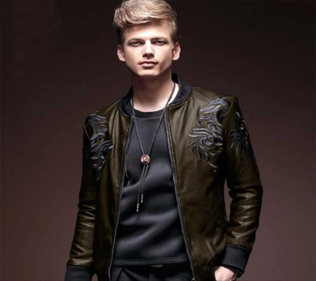 Mens Full Sleeve Winter Jacket- 004 - Coffee Color