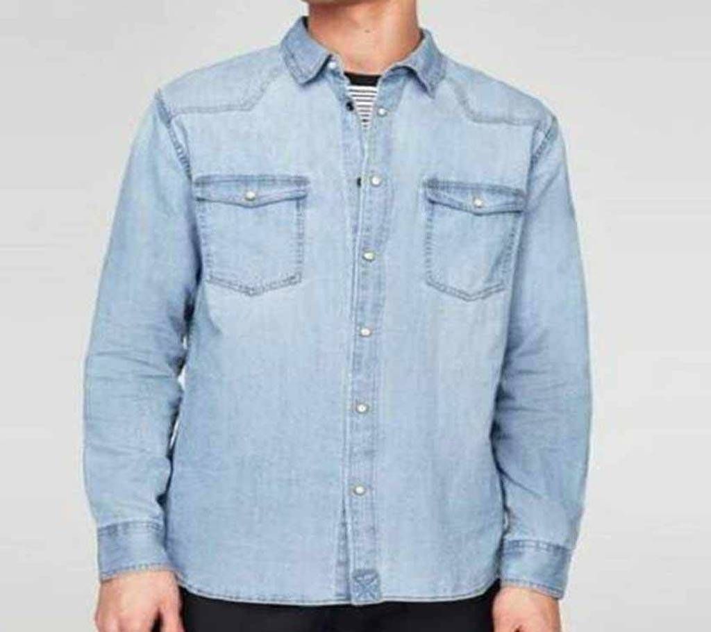 Gents full sleeve casual denim shirt 