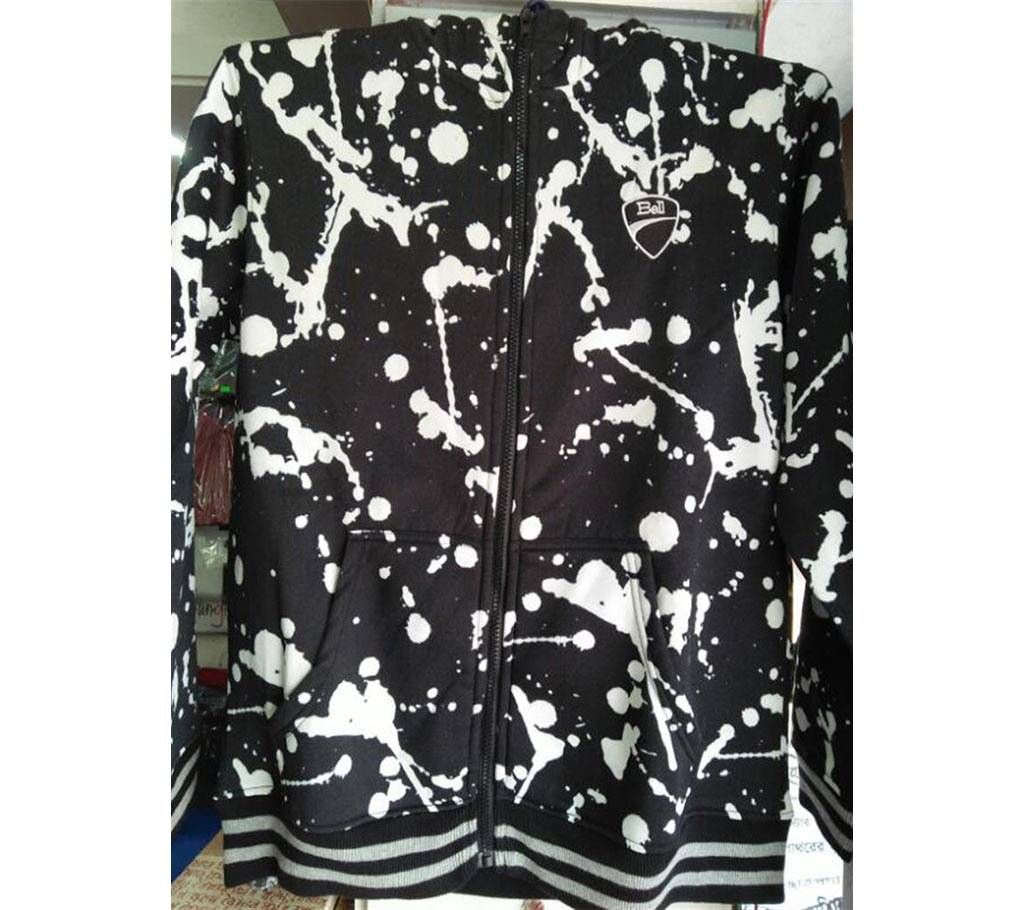 Mens Hoodie (Dot print Bell)