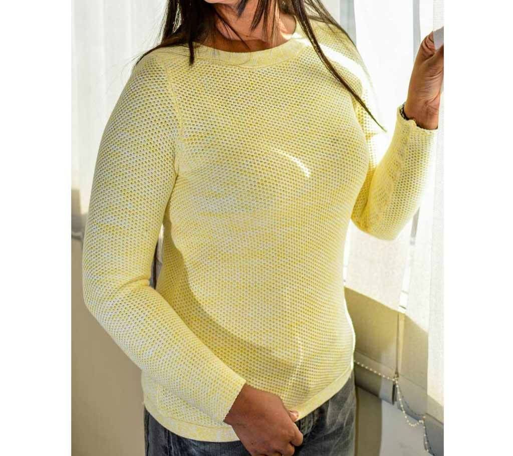 Women's round neck jumper