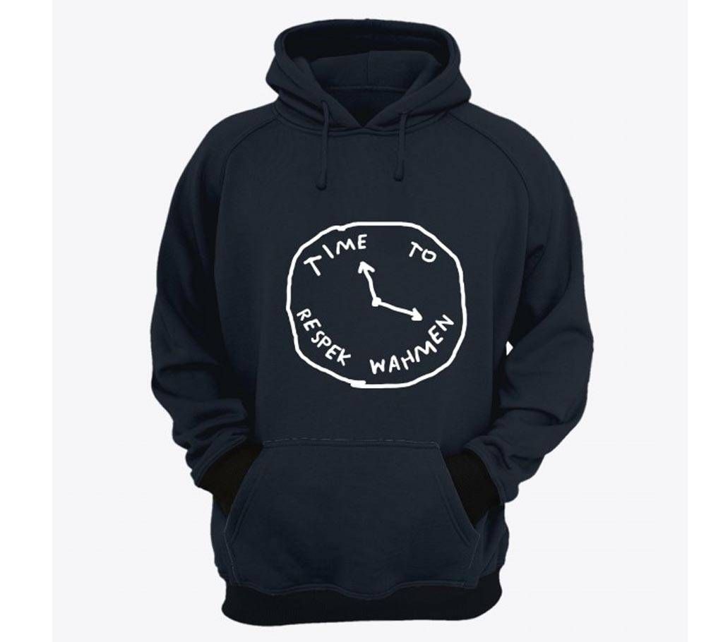 Time-Navy Blue-Mens-Hoodie