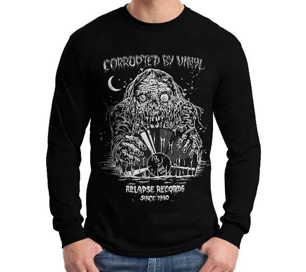 Corrupted by Vinyl Full Sleeve T shirt