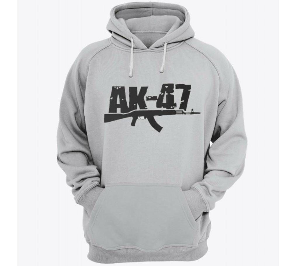 AK47-Grey Melange-Mens-Hoodie