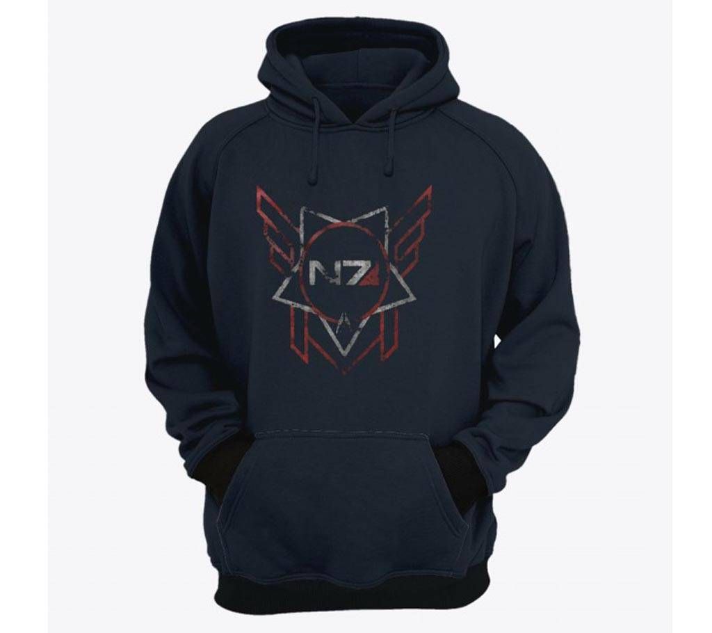 N7-Navy Blue-Mens-Hoodie