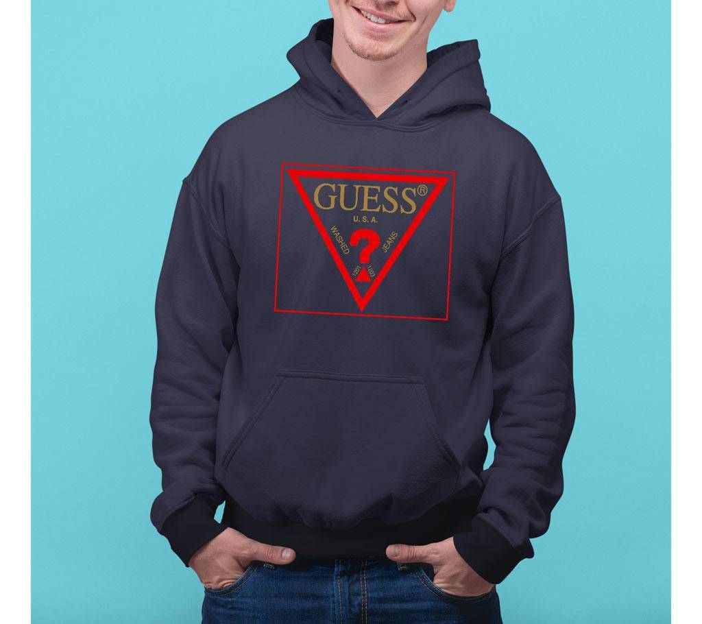 Guess Mens Hoodie - Blue