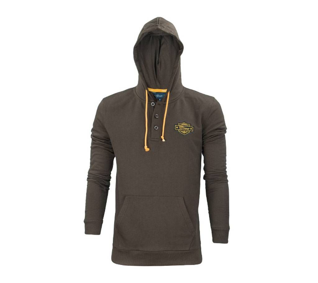 Mens Hoodie 37890 - COFFEE