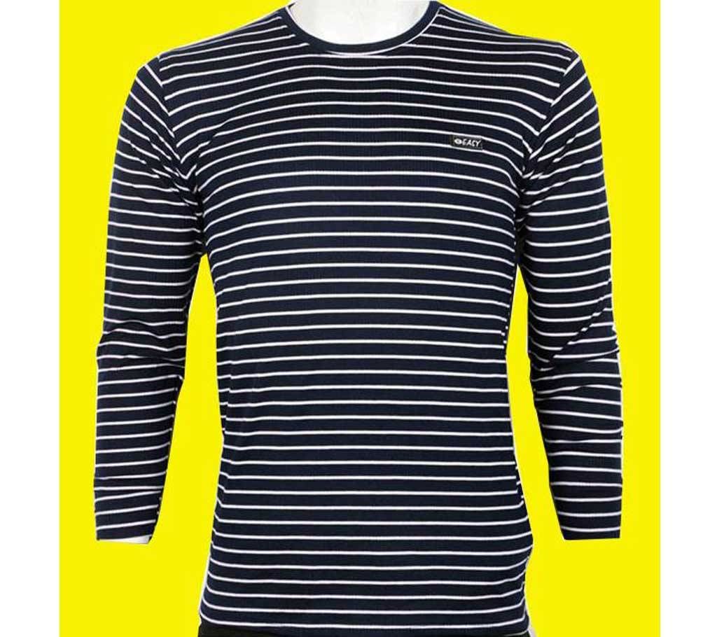 Mens striped full sleeve t-shirt