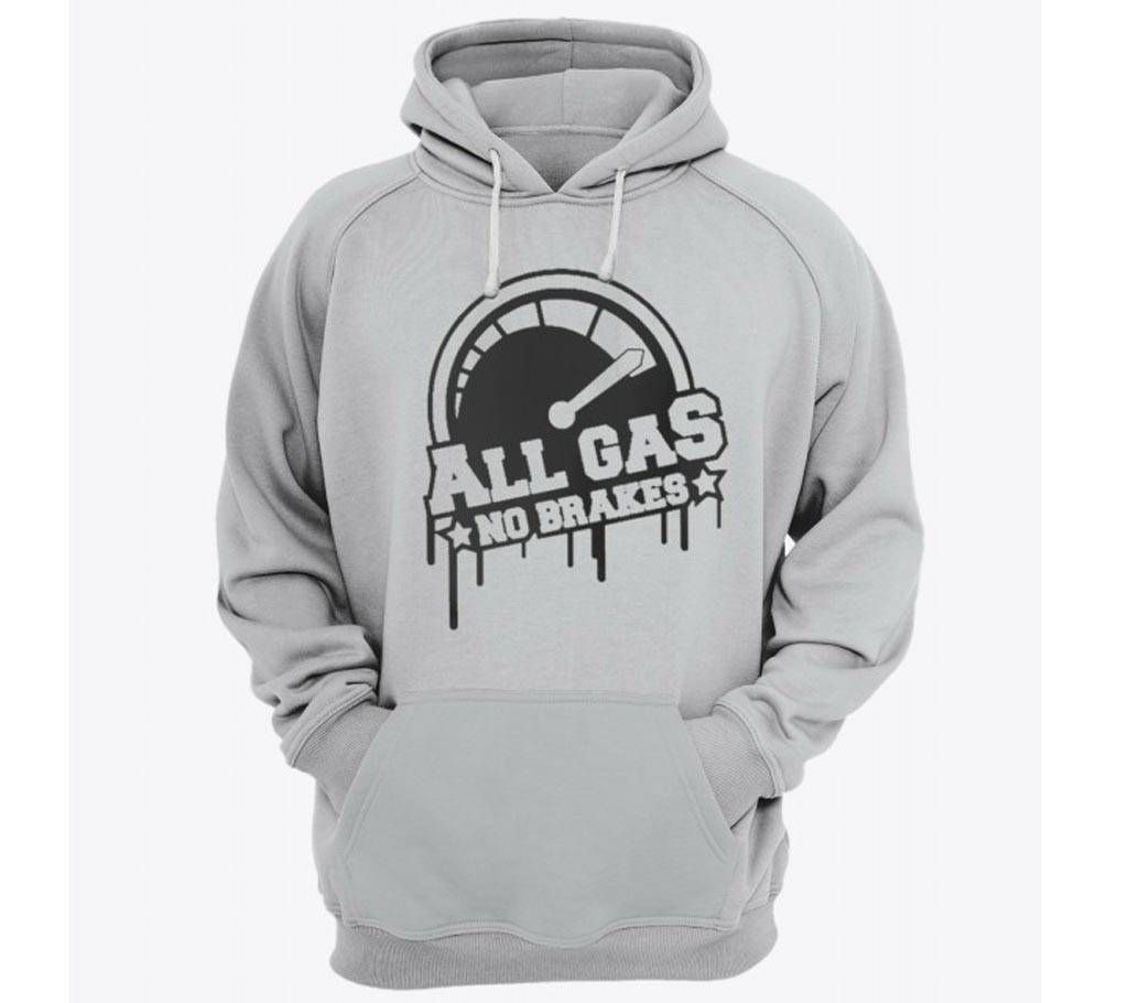 All-Gas-Grey Melange-Mens-Hoodie