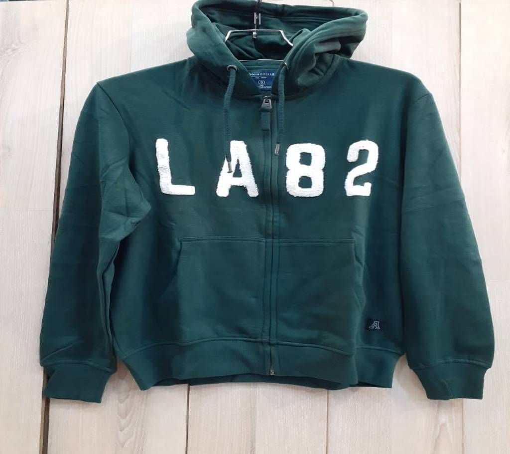 Green Long Sleeve Hoodie For Men