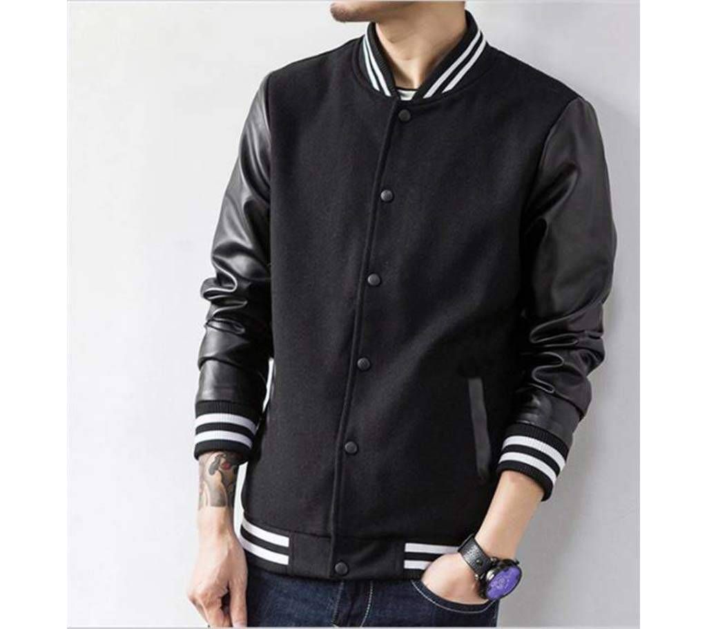 Full sleeve gents baseball jacket 