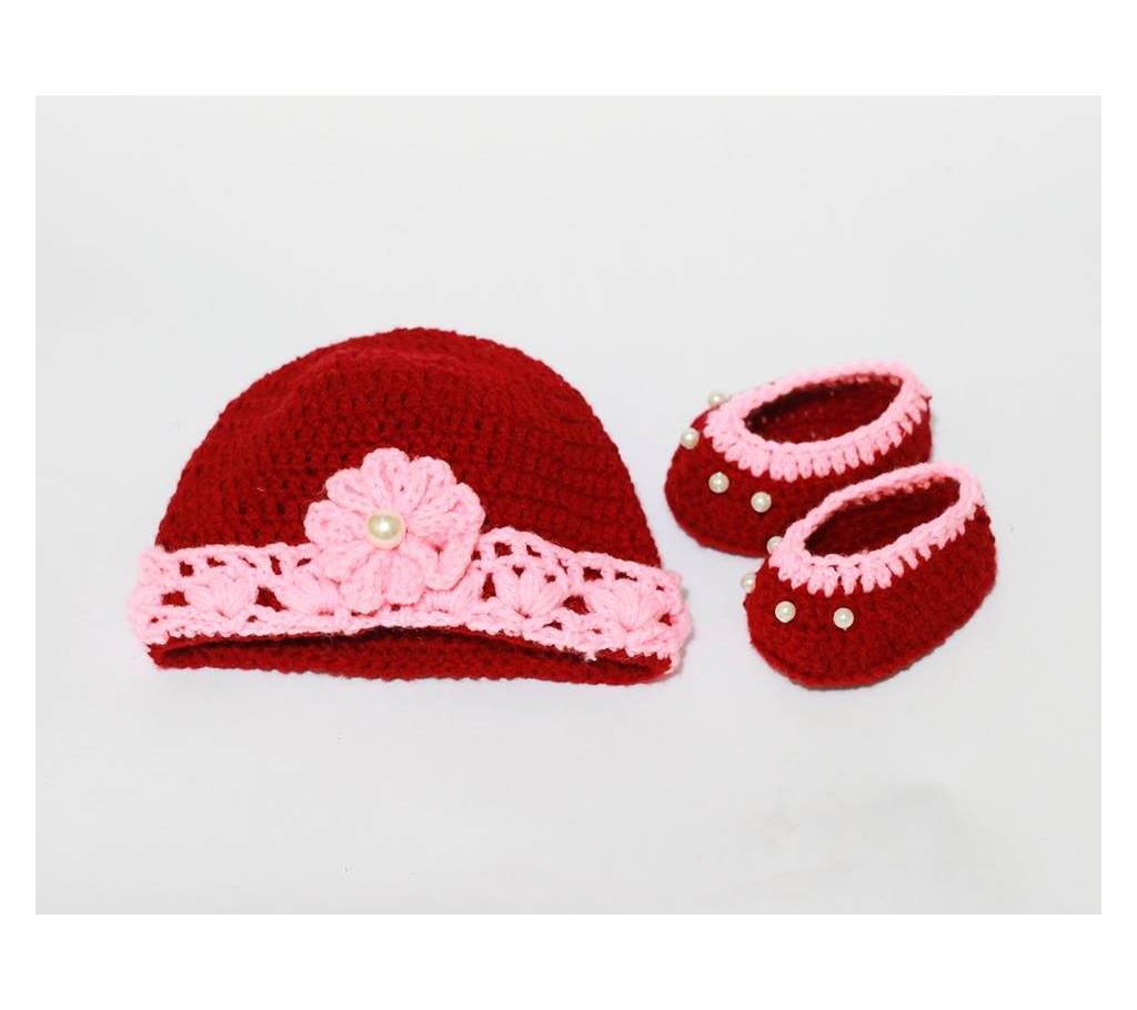 Hand Made Wool Cap With Socks 