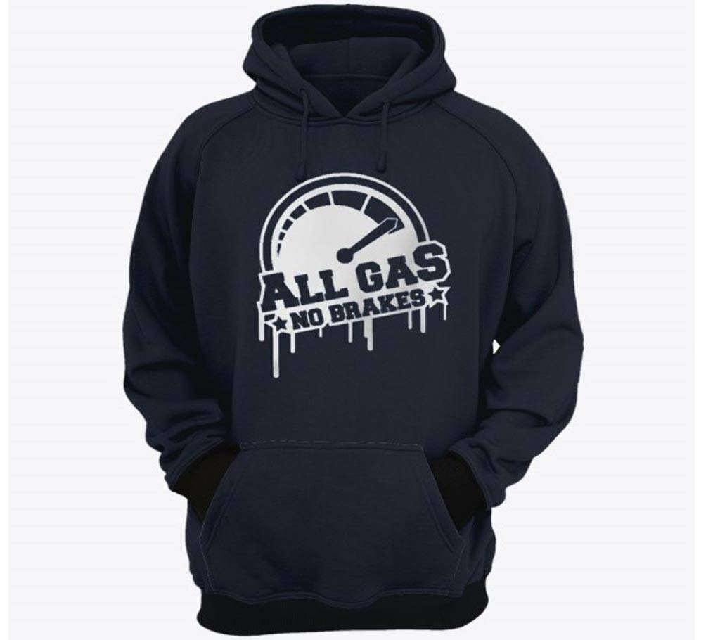 All-Gas -Navy Blue-Mens-Hoodie