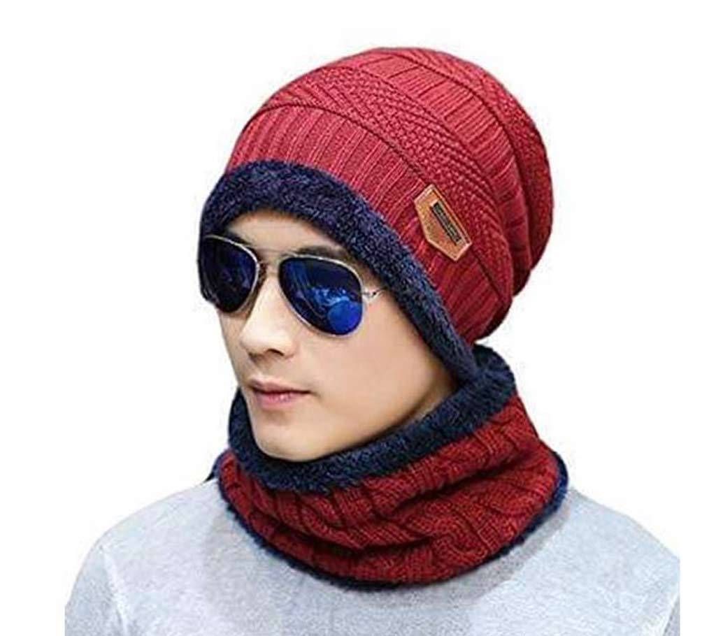 Unisex Winter Cap & scraf Set