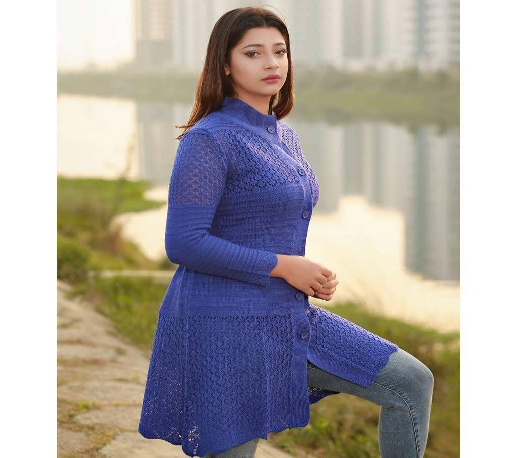 Ladies Long Sweater Cardigan