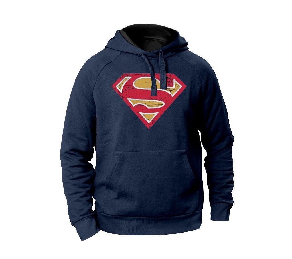 Trendy Hoodie Blue Super Man - H 02 - LEB