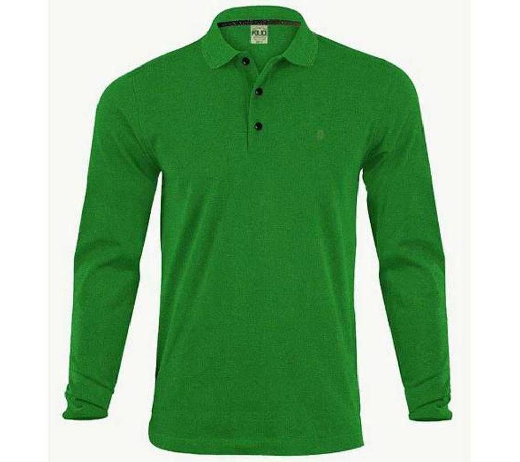 Gents full sleeve polo shirt