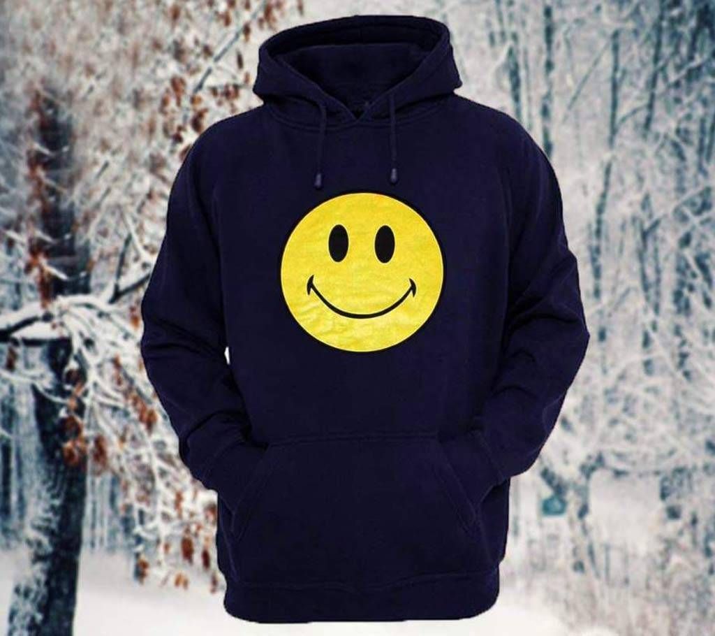 Smile Emo Full Sleeve Gents Casual Hoodie