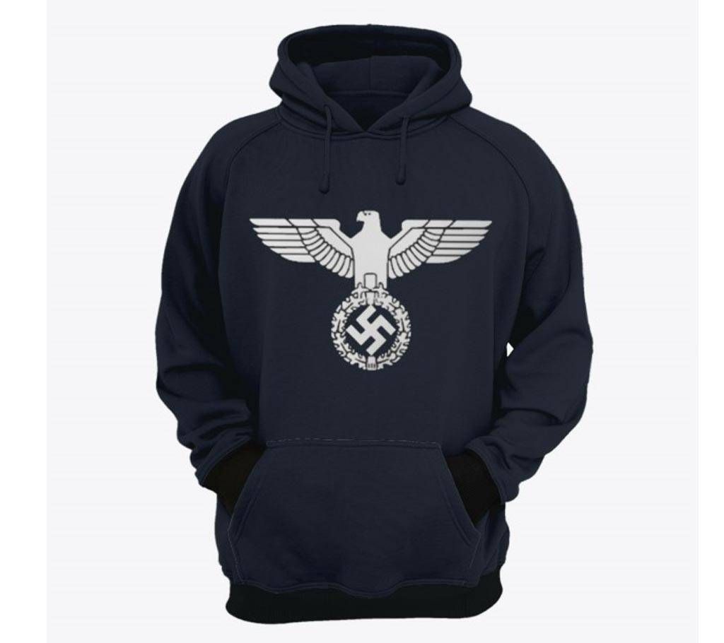 Nazi-Eagle-Navy Blue-Mens-Hoodie