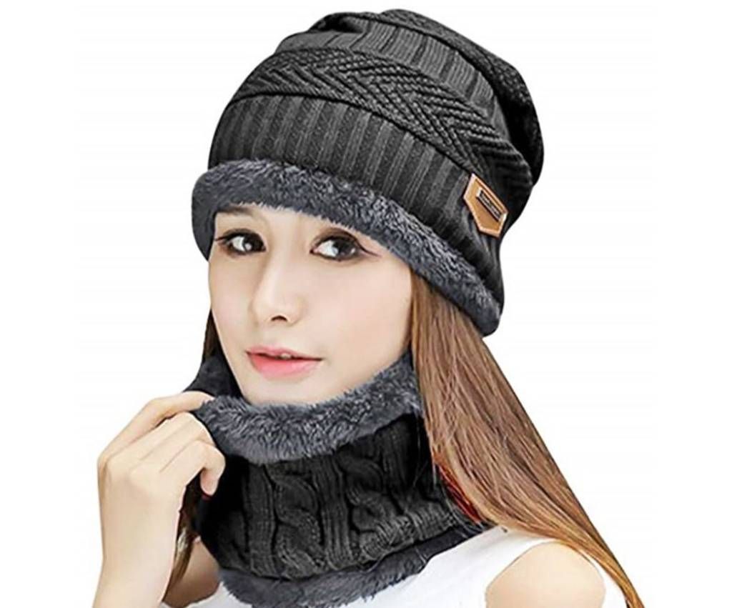 woolen ladies winter cap