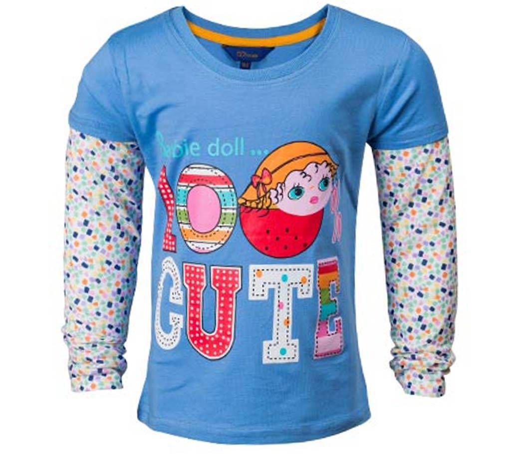 Girl's Long Sleeve T-shirt - 37930 - BLUE
	
	
	
	
	
	
	
	
	
	
