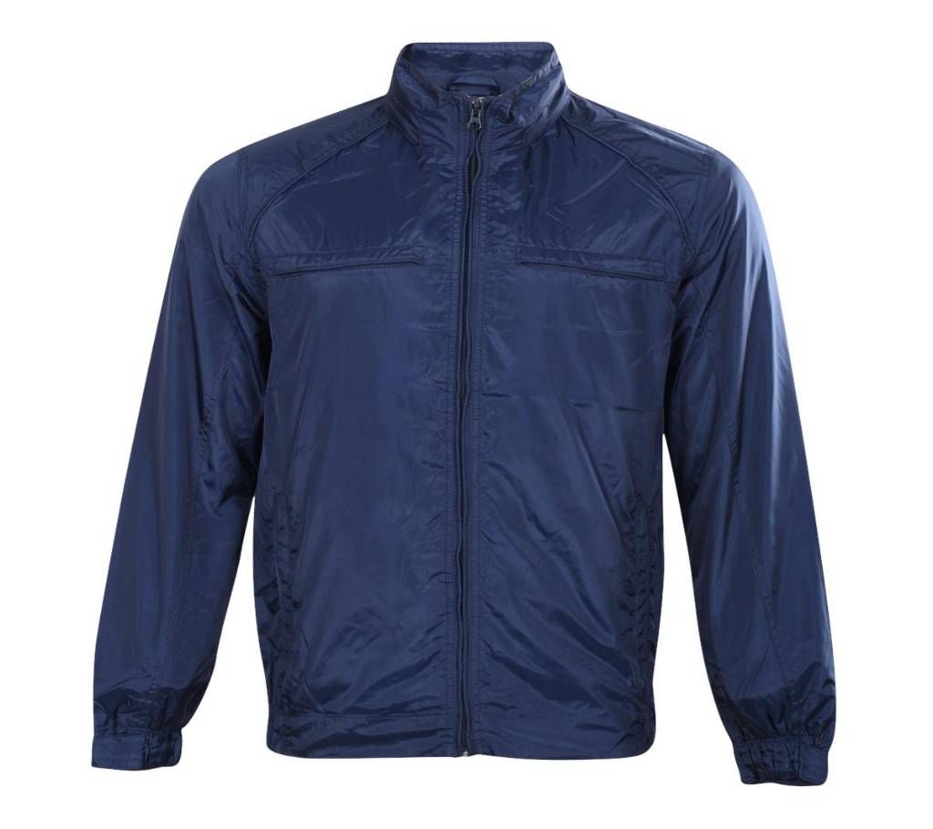 Navy blue Hoodie Lightweight Jacket For Men