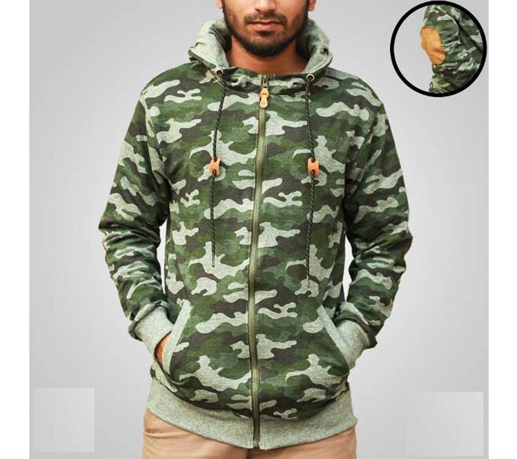 Army Cotton Hoodie For Men