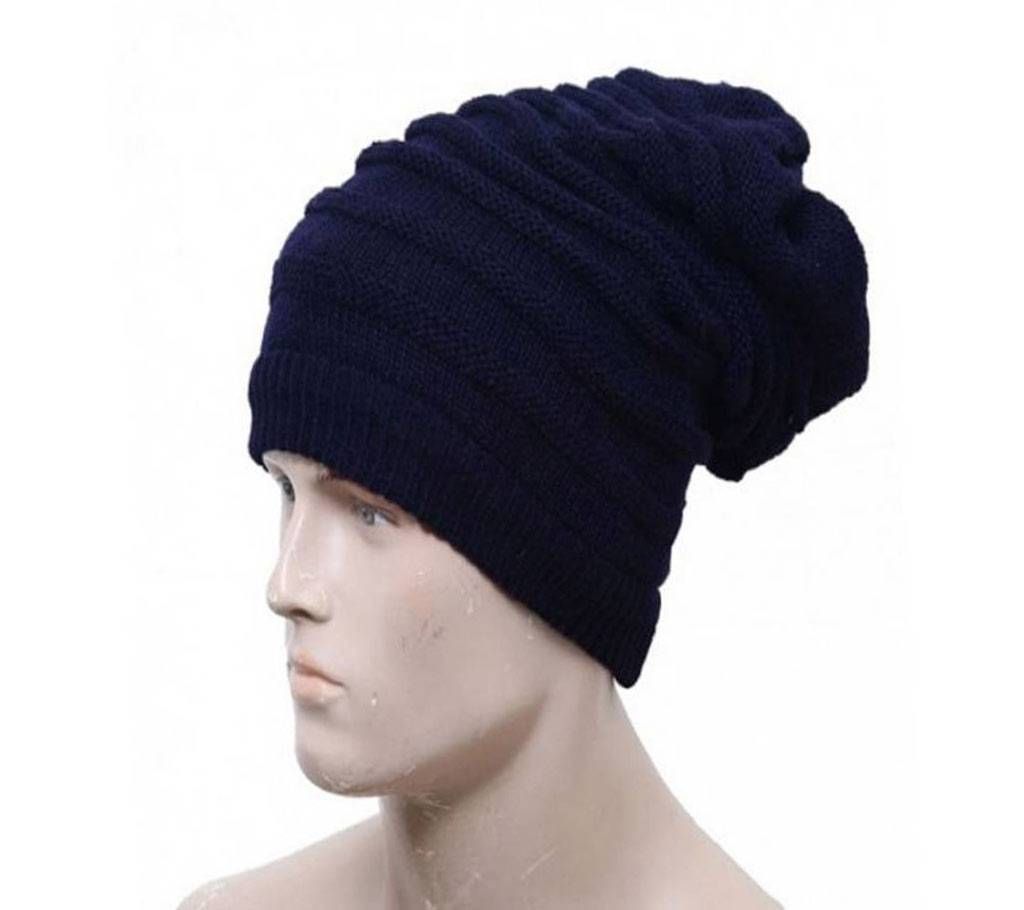Mainz Winter Beanie Hat - Deep Bule