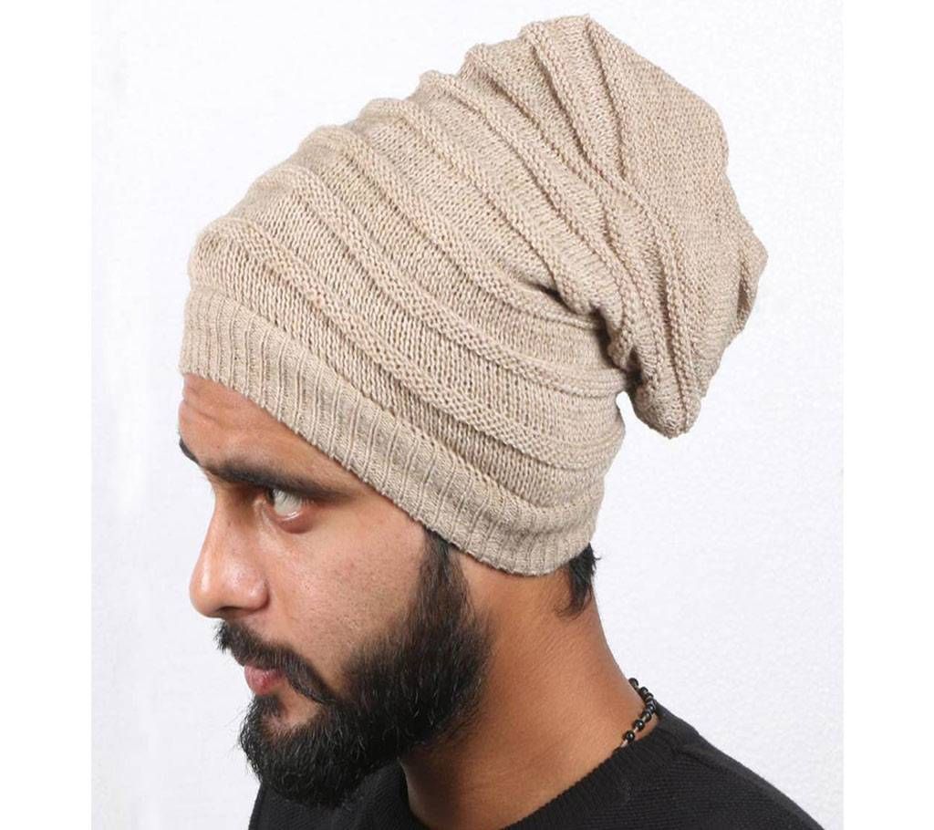 Menz Winter Beanie Hat-off white