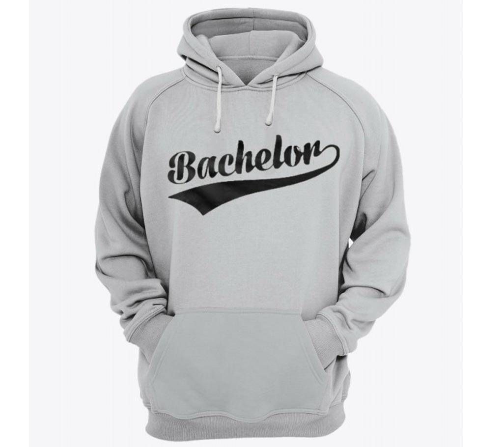 Bachelor-Grey Melange-Mens-Hoodie