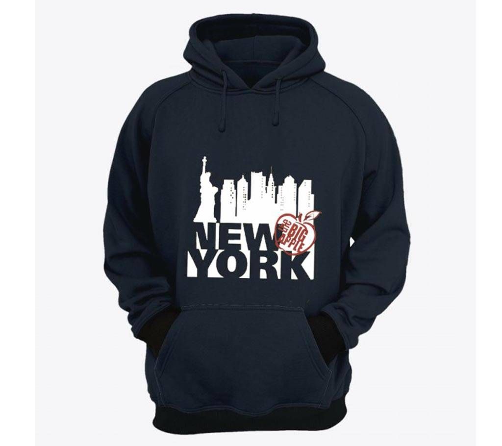 New-York-Navy Blue-Mens-Hoodie