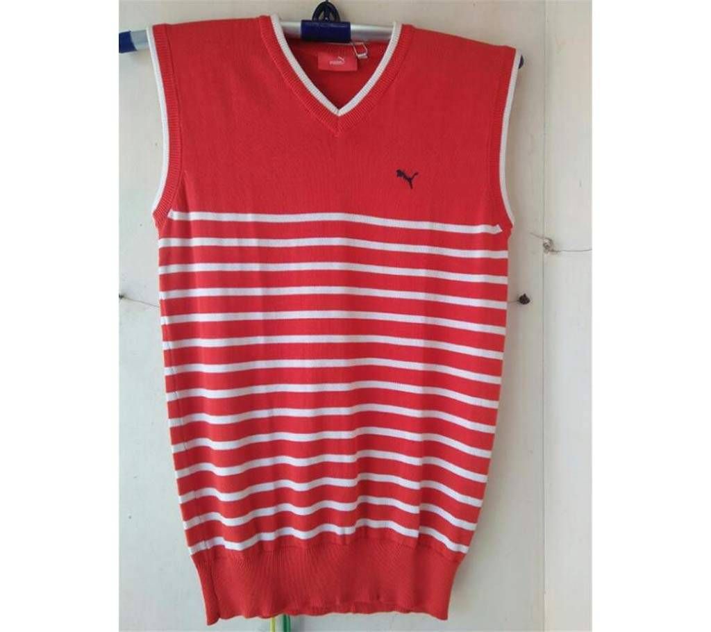 Half Sleeve Gents Sweater (Red puma New)