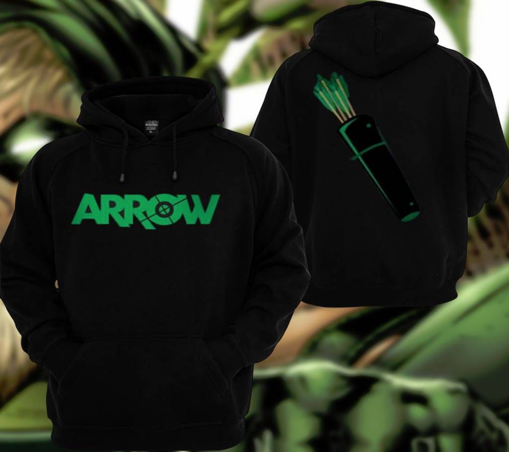 Green Arrow Gents Full Sleeve Hoodie Limited Edition