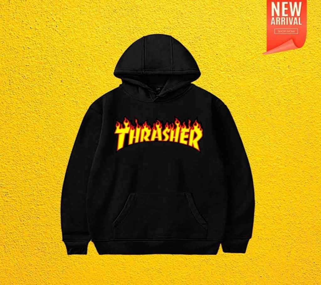 Mens Hoodie 08 - THRASHER - Black - DID