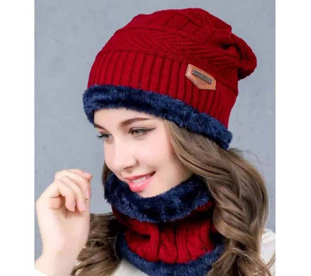 Winter cap ( Red )