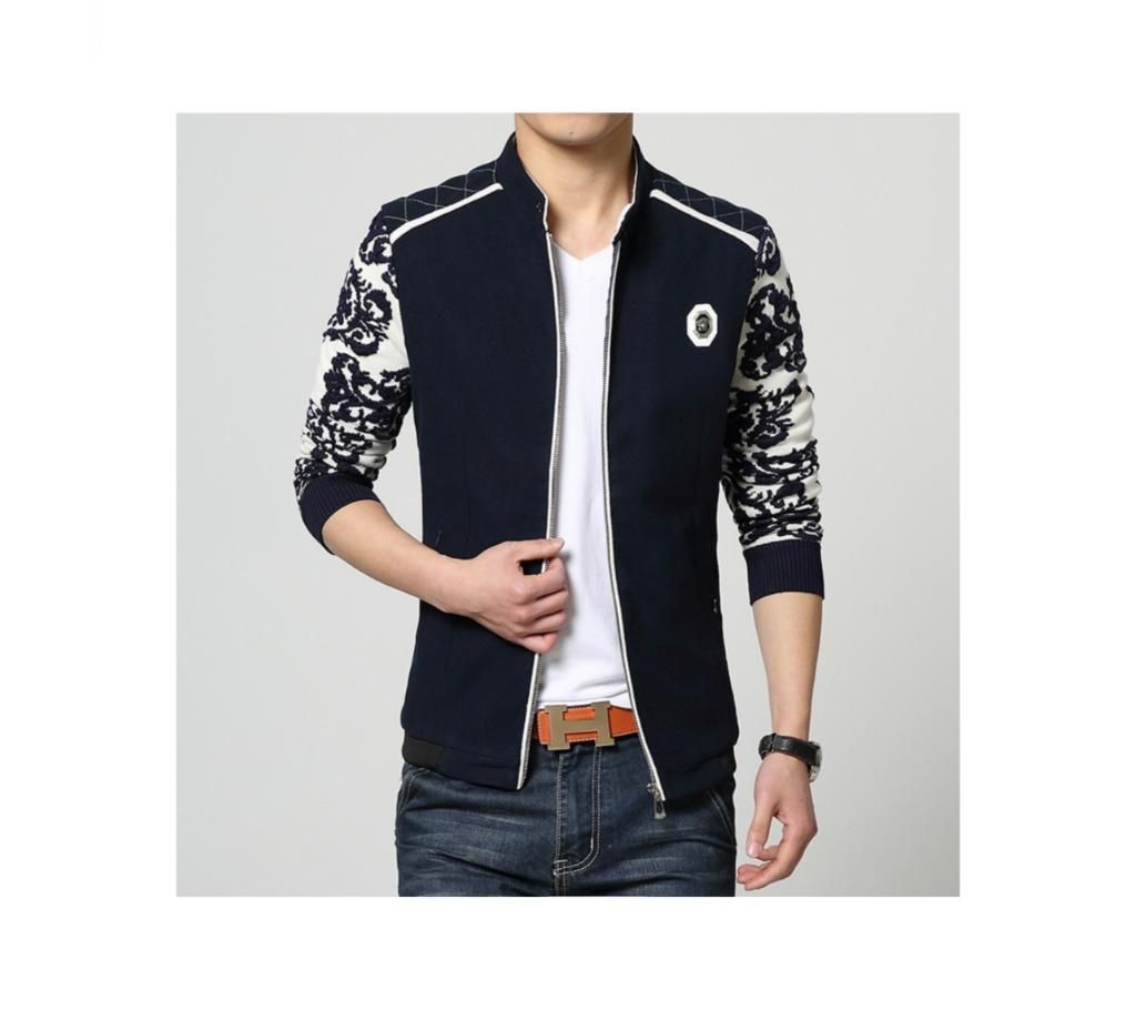 Darkblue And White Stylish Jacket For Men