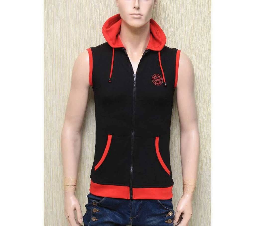 Sleeveless hoodie