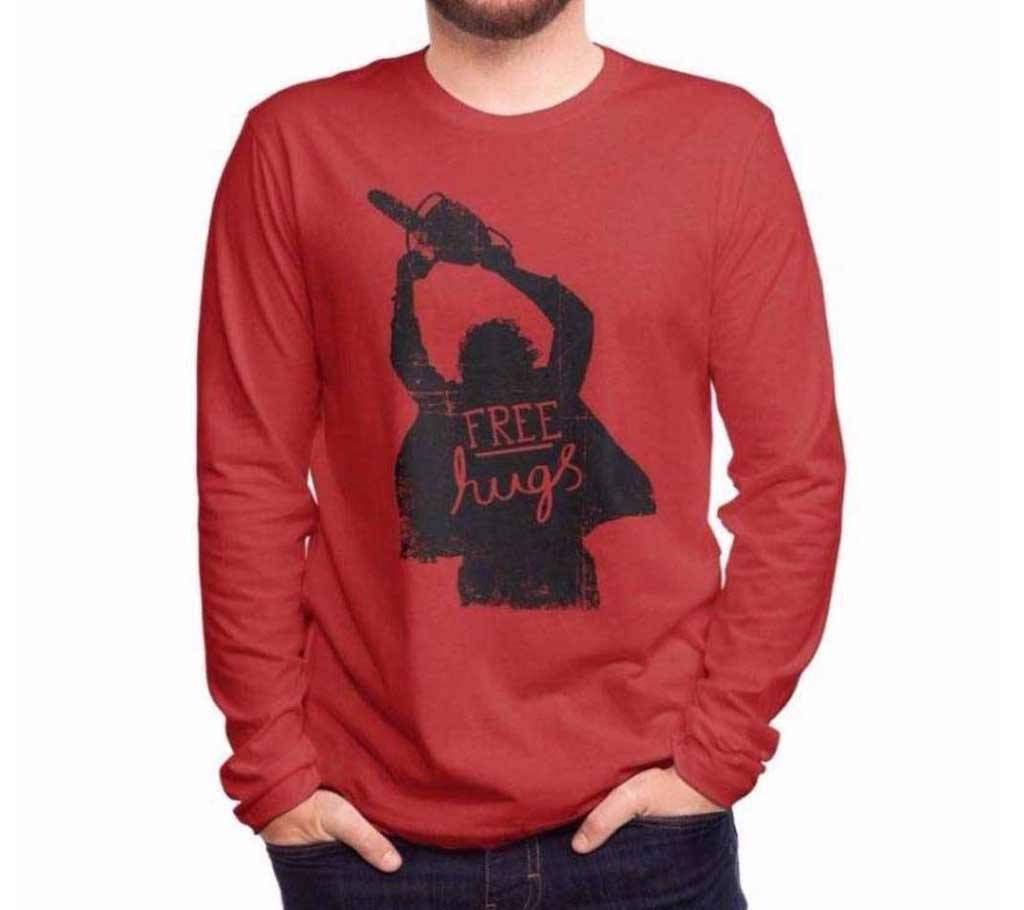 Mens full sleeve printed t-shirt