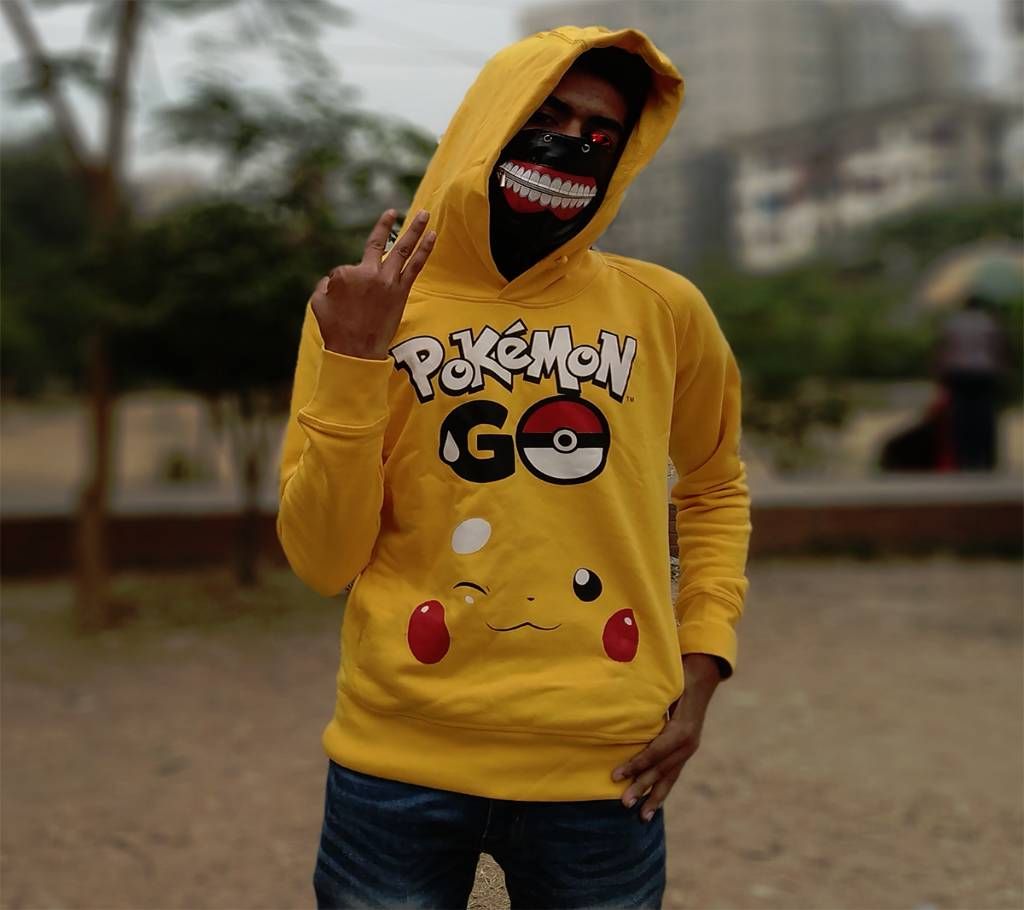 Pokemon GO Gents Full Sleeve Hoodie Limited Edition